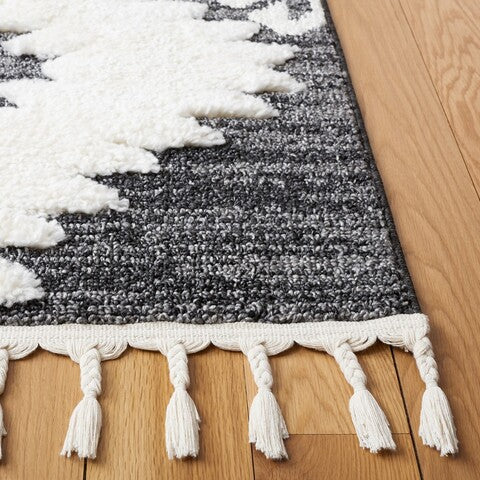 safavieh clearance moroccan tassel shag mts652h dark grey rug