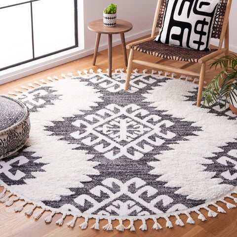 safavieh clearance moroccan tassel shag mts652h dark grey rug