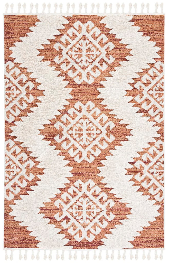 safavieh clearance moroccan tassel shag mts652p orange rug