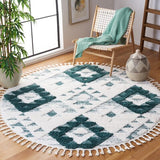safavieh clearance moroccan tassel shag mts688y green rug