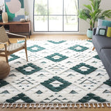 safavieh clearance moroccan tassel shag mts688y green rug
