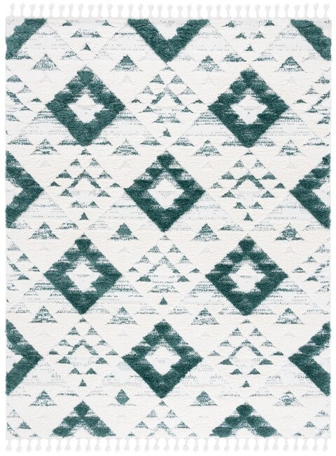 safavieh clearance moroccan tassel shag mts688y green rug