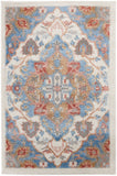 nourison elation etn09 ivory blue rug