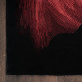 nourison prismatic prs34 black rug