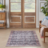 nourison grand washables grw06 navy ivory rug