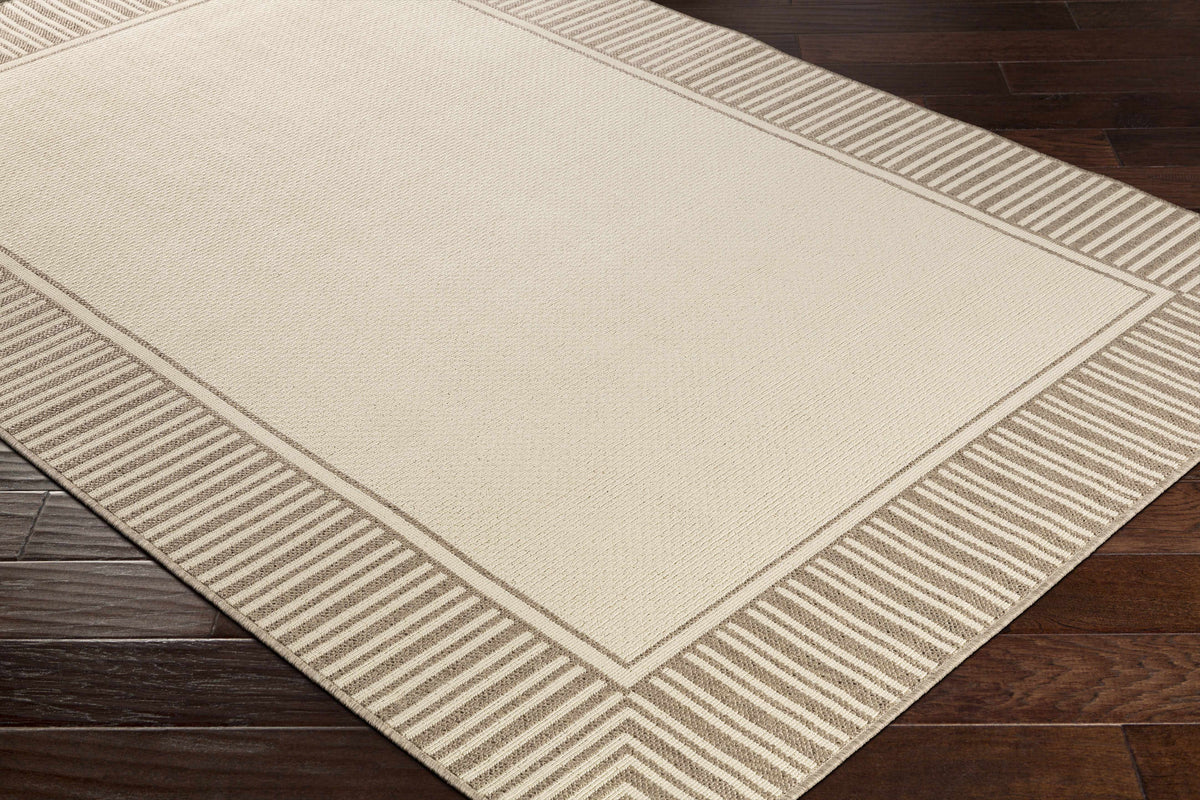Hauteloom Muncie MUNC Beige Machine Made Olefin Rug