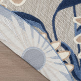 nourison aloha alh33 blue grey rug