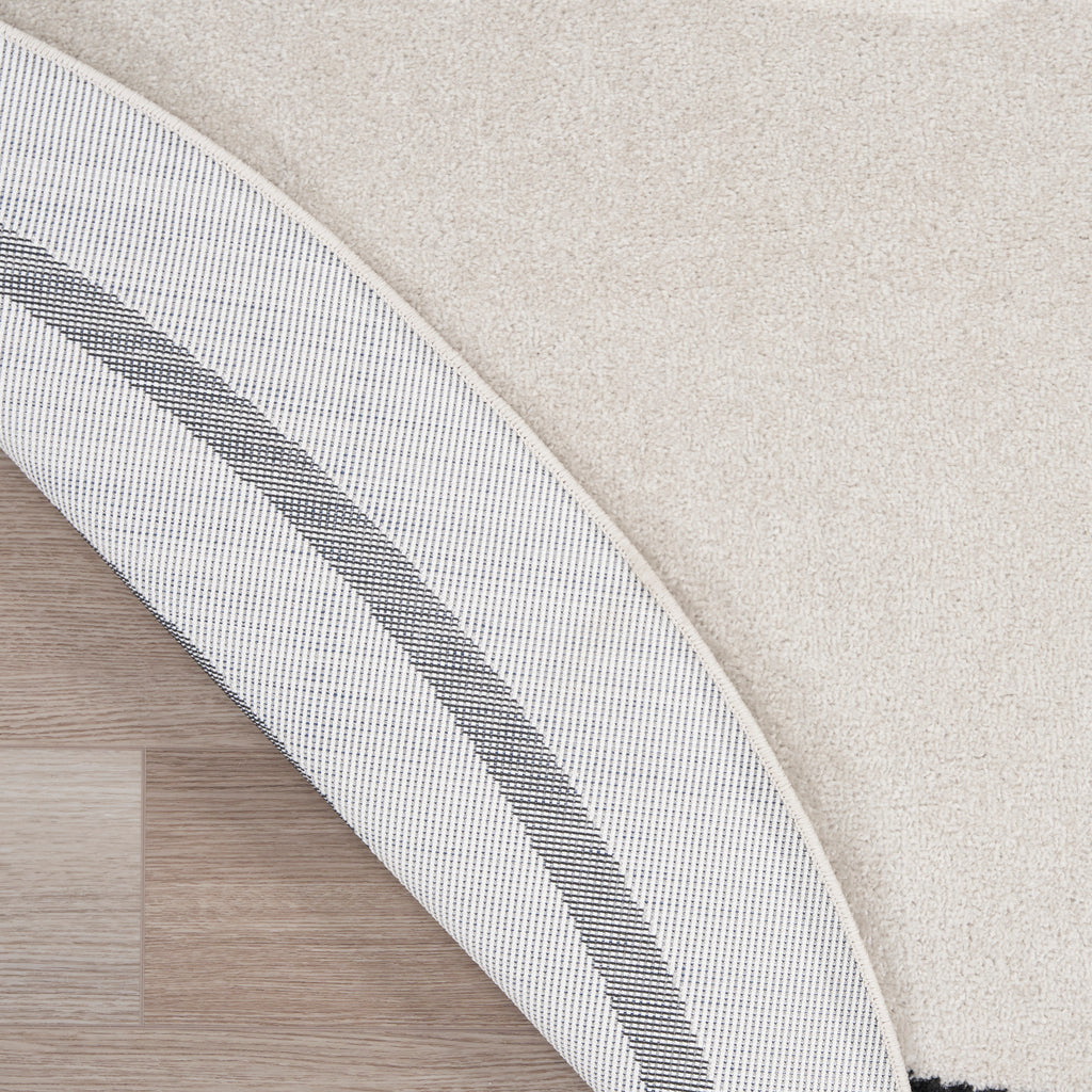 nourison nourison essentials nre02 ivory black rug