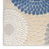 nourison aloha alh29 blue grey rug