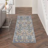 nourison allur alr03 light blue rug