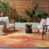 nourison nourison essentials nre06 flame rug