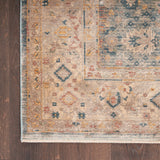 nourison luxurious lrs03 ivory blue rug