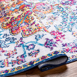 Hauteloom Mwingi MWI White Machine Made Polyester Rug