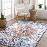 Hauteloom Mwingi MWI White Machine Made Polyester Rug