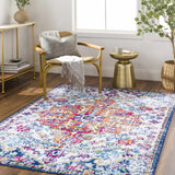 Hauteloom Mwingi MWI White Machine Made Polyester Rug