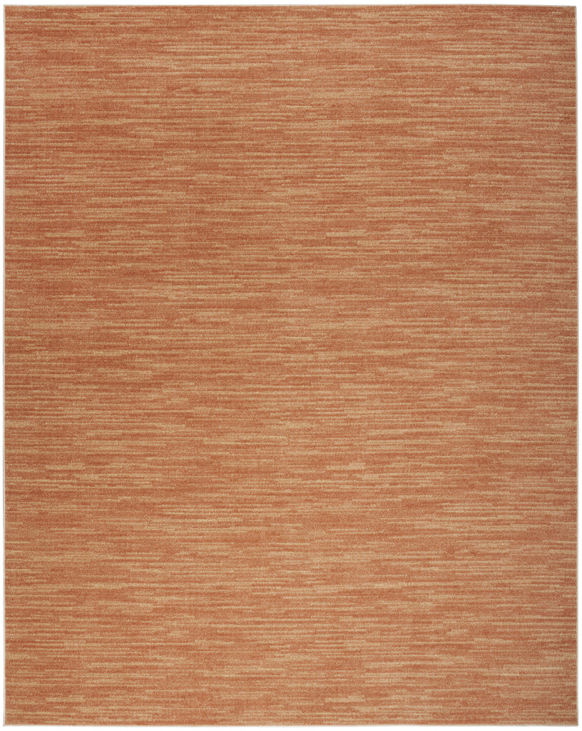 nourison nourison essentials nre01 rust rug