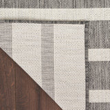 nourison positano pos03 charcoal ivory rug