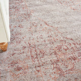 nourison lucent lcn07 silver red rug