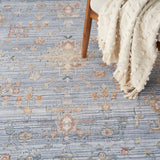 nourison elegant heirlooms elh02 blue ivory rug