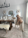 Hauteloom HOLI HOL2301 Beige Machine Made Polyester Rug