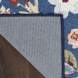 nourison nourison washables nwb01 navy multicolor rug