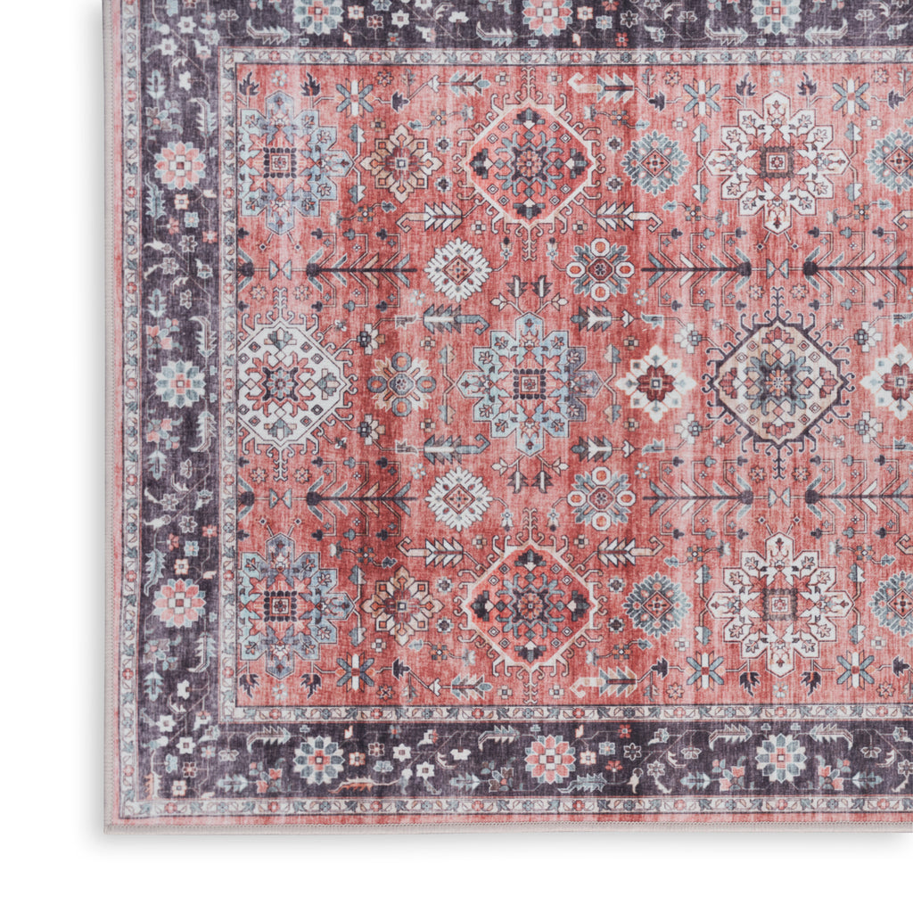 nourison fulton ful12 rust rug