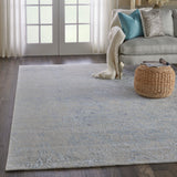 nourison silk shadows sha18 grey blue rug