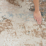 nourison glitz glz06 taupe multi rug