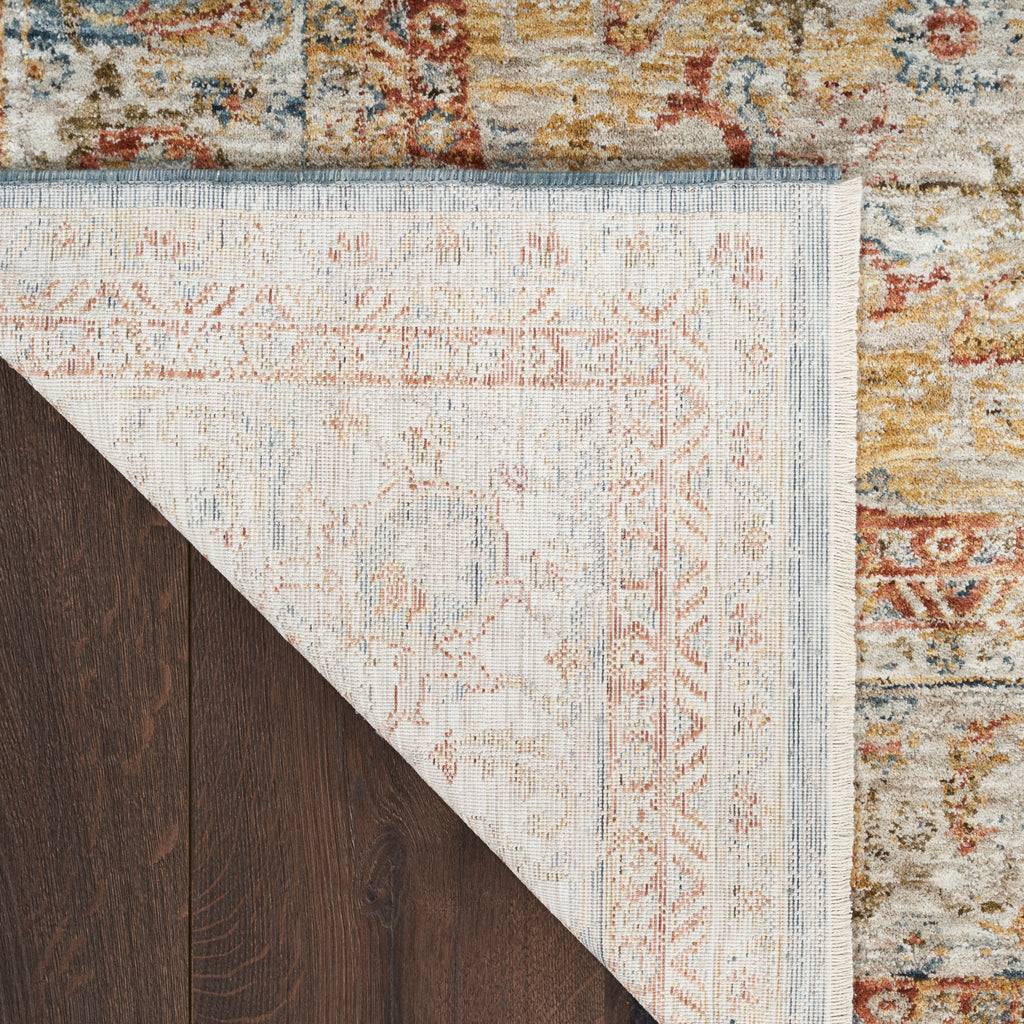 nourison sahar shr06 ivory blue rug