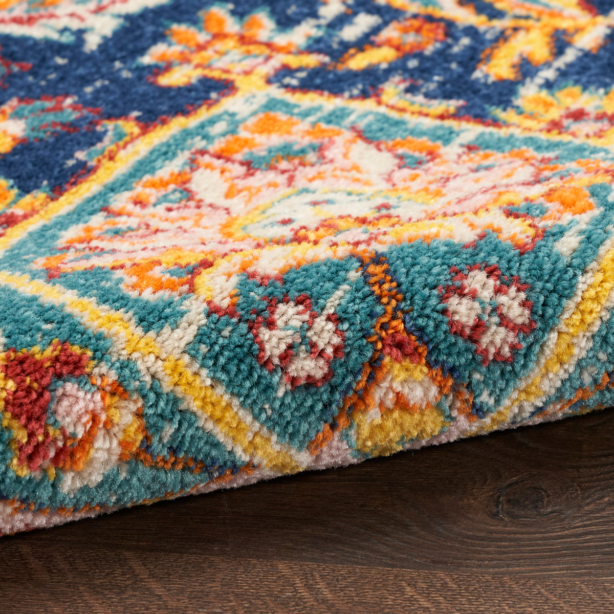 nourison passion psn22 navy multicolor rug