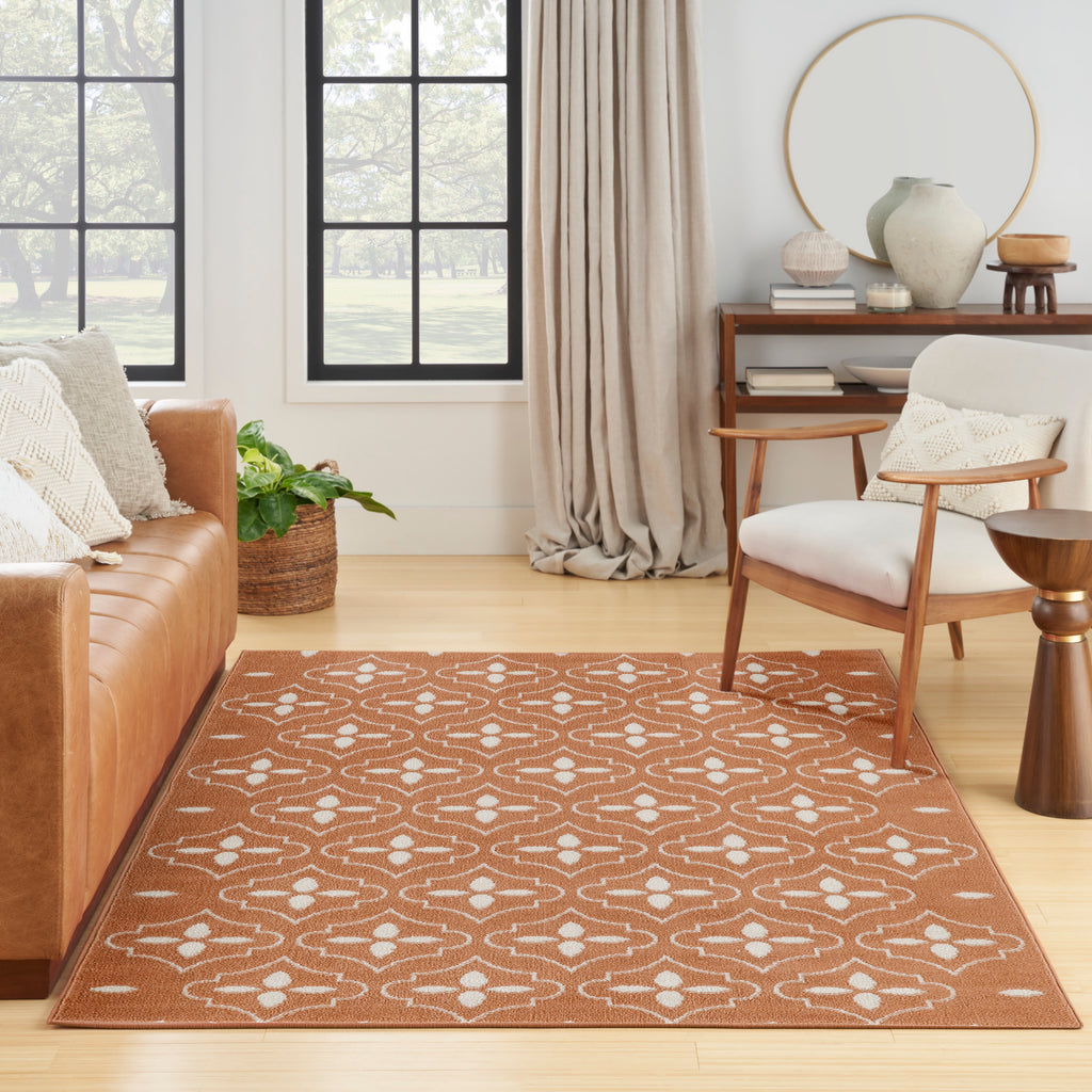 nourison nourison essentials nre04 copper rug