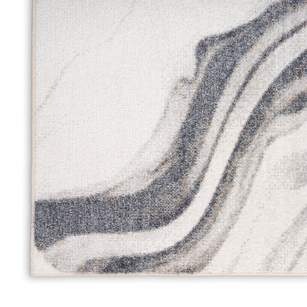 nourison astra machine washable asw15 ivory grey rug