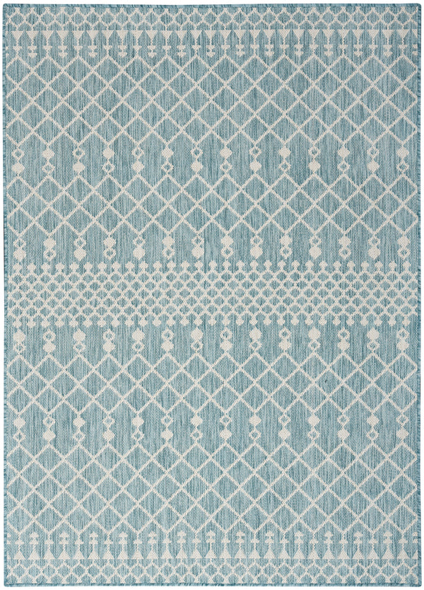 nourison positano pos02 aqua rug