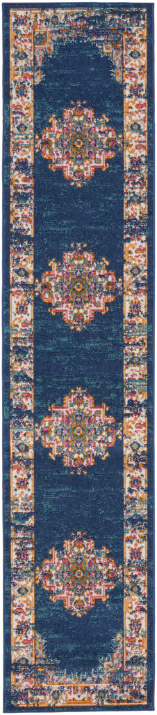 nourison passion psn03 navy rug