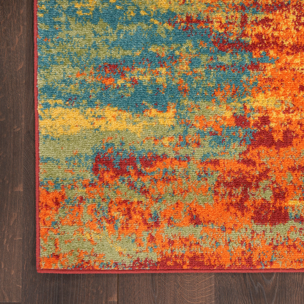 nourison nourison essentials nre06 flame rug
