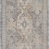 nourison lynx lnx01 ivory charcoal rug