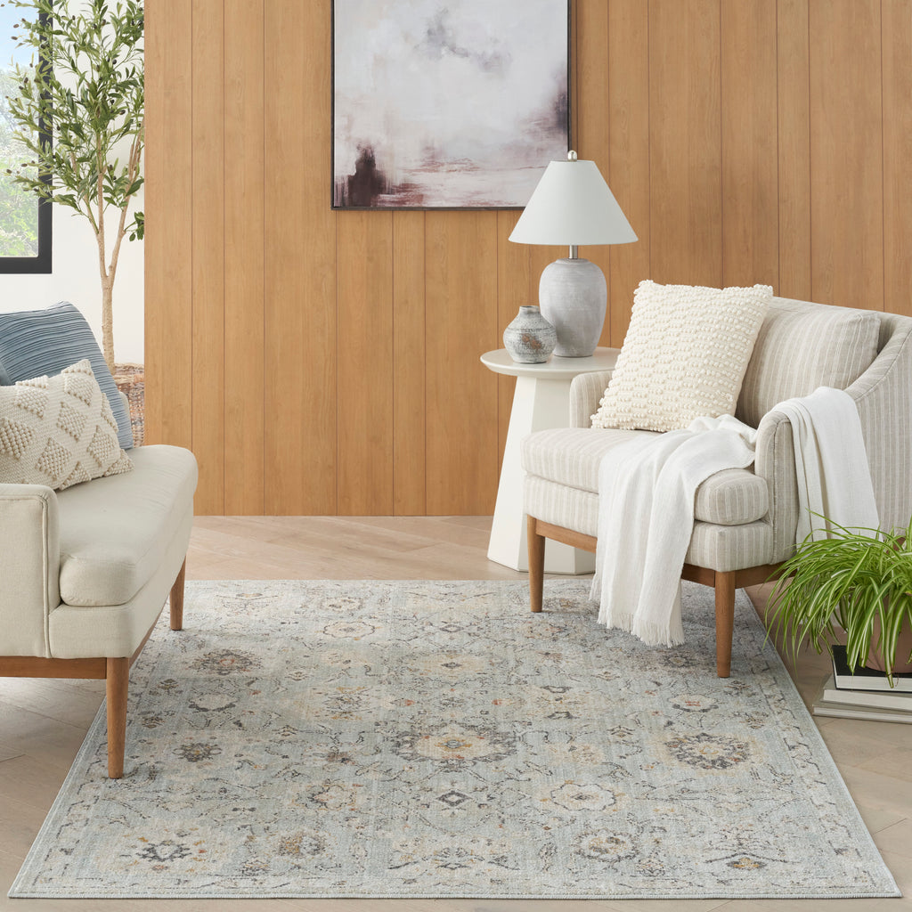 nourison oushak home ous01 mint rug