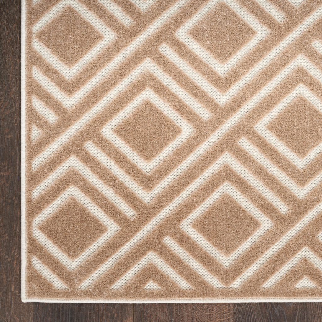 nourison care free caf03 brown rug