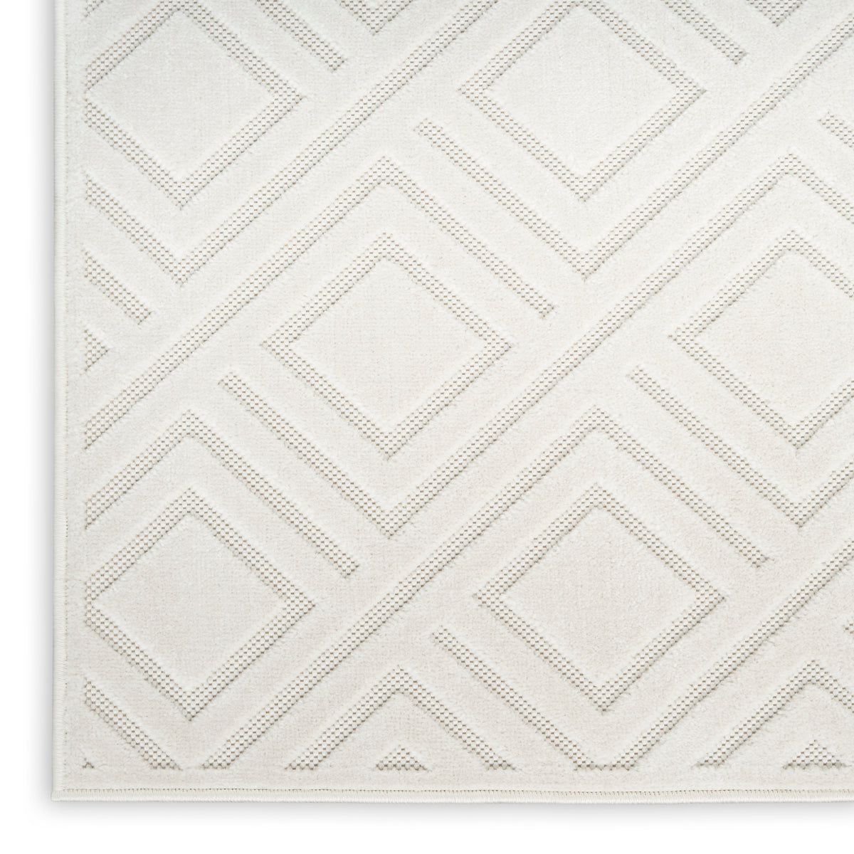 nourison care free caf03 ivory rug
