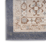 nourison serenity home srh01 ivory blue rug