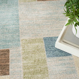 nourison astra machine washable asw09 blue green multi rug