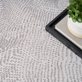 nourison central park west cep01 grey rug