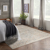 nourison oushak home ous02 light grey rug