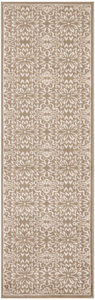 nourison jubilant jub06 taupe rug