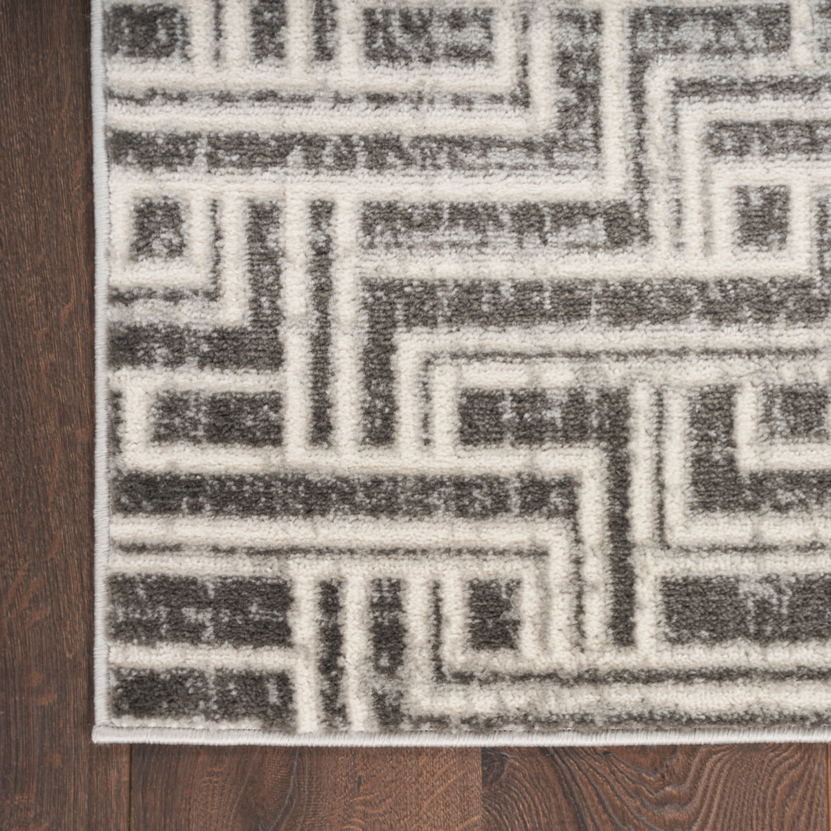 nourison serenity home srh04 grey ivory rug