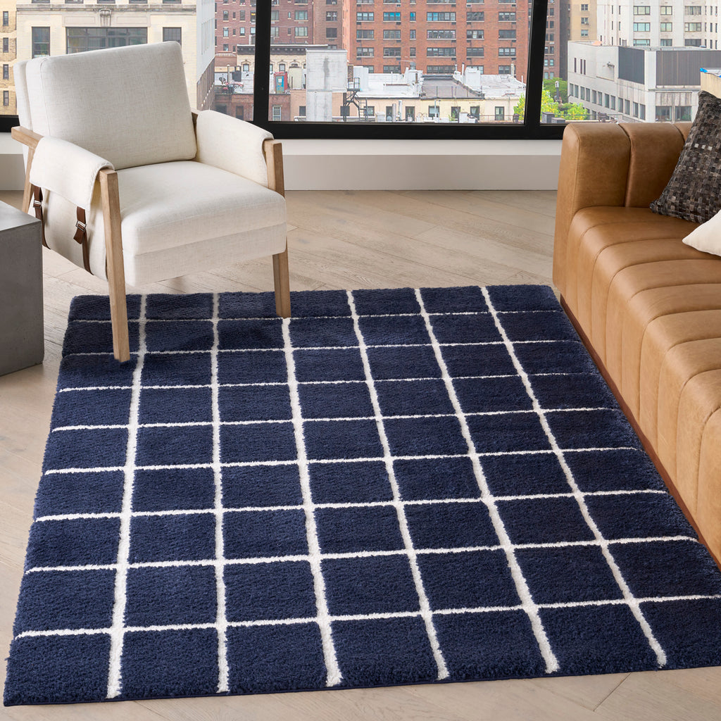 nourison west end ave wte01 navy ivory rug