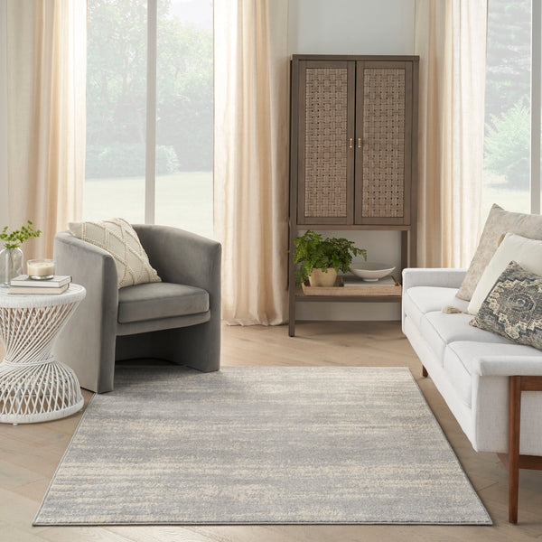 nourison nourison essentials nre03 grey beige rug