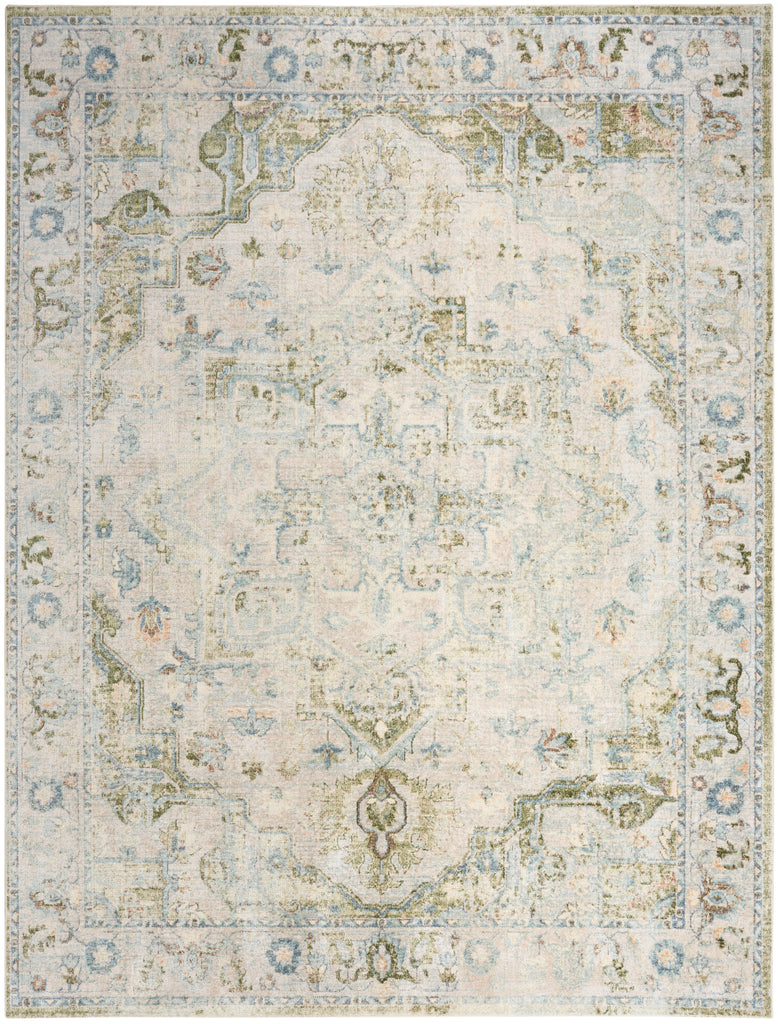 nourison astra machine washable asw12 blue green rug