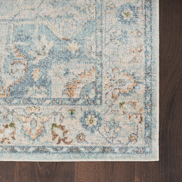 nourison astra machine washable asw12 light blue rug