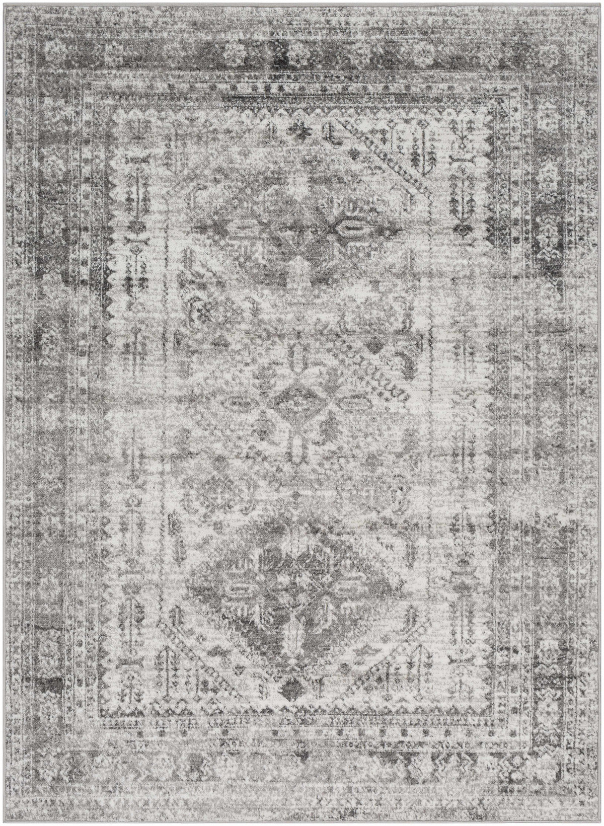 Hauteloom Nelsonville NELS White Machine Made Polypropylene Rug